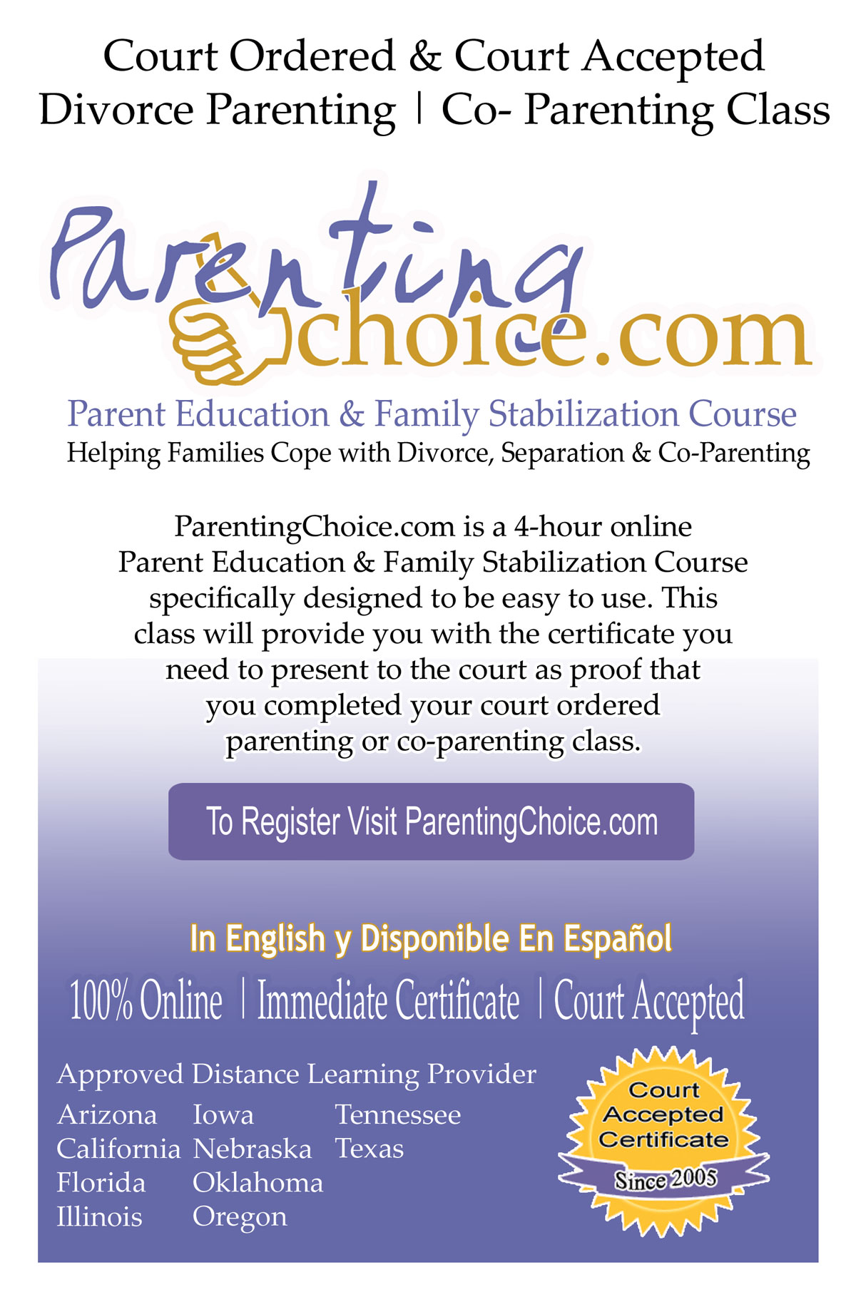 Parenting Class Referrals | Attorneys, Case Workers ...